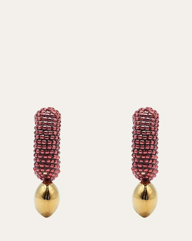 Origen Hoop Earrings, Grapefruit